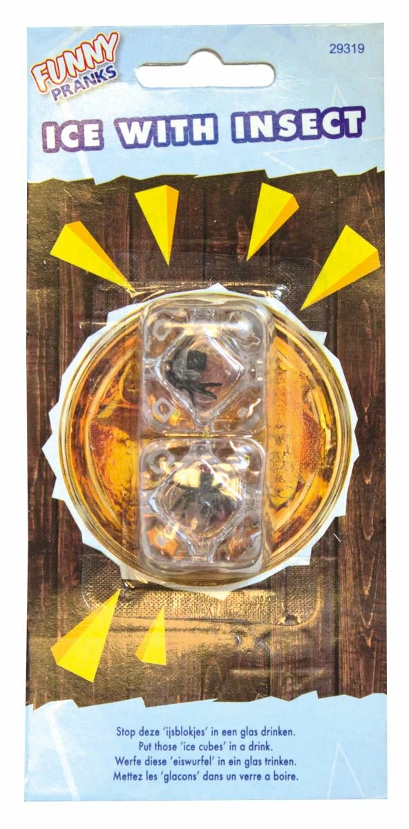 Ijsklontjes Met Insect 1 Ijsklontjes Met Insect