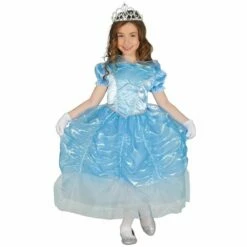 Prinsessenjurk Blauw Kind