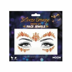 Face Jewels Neon UV - Oranje