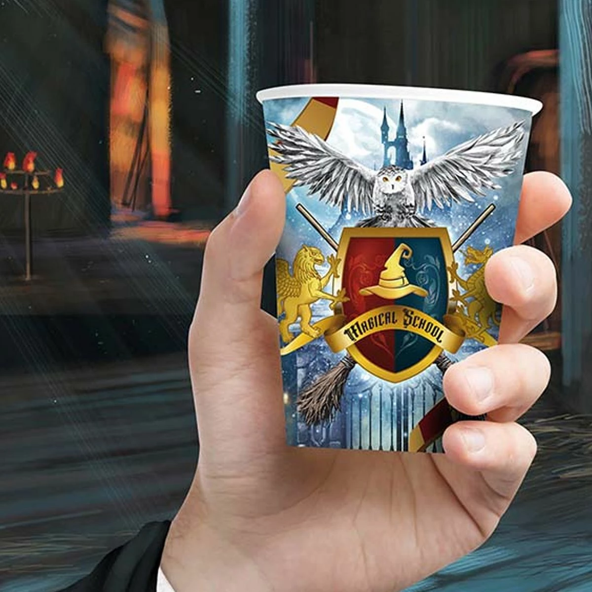 Harry Potter Bekers (6 Stuks) 3 Harry Potter Bekers (6 Stuks) - Afbeelding 3