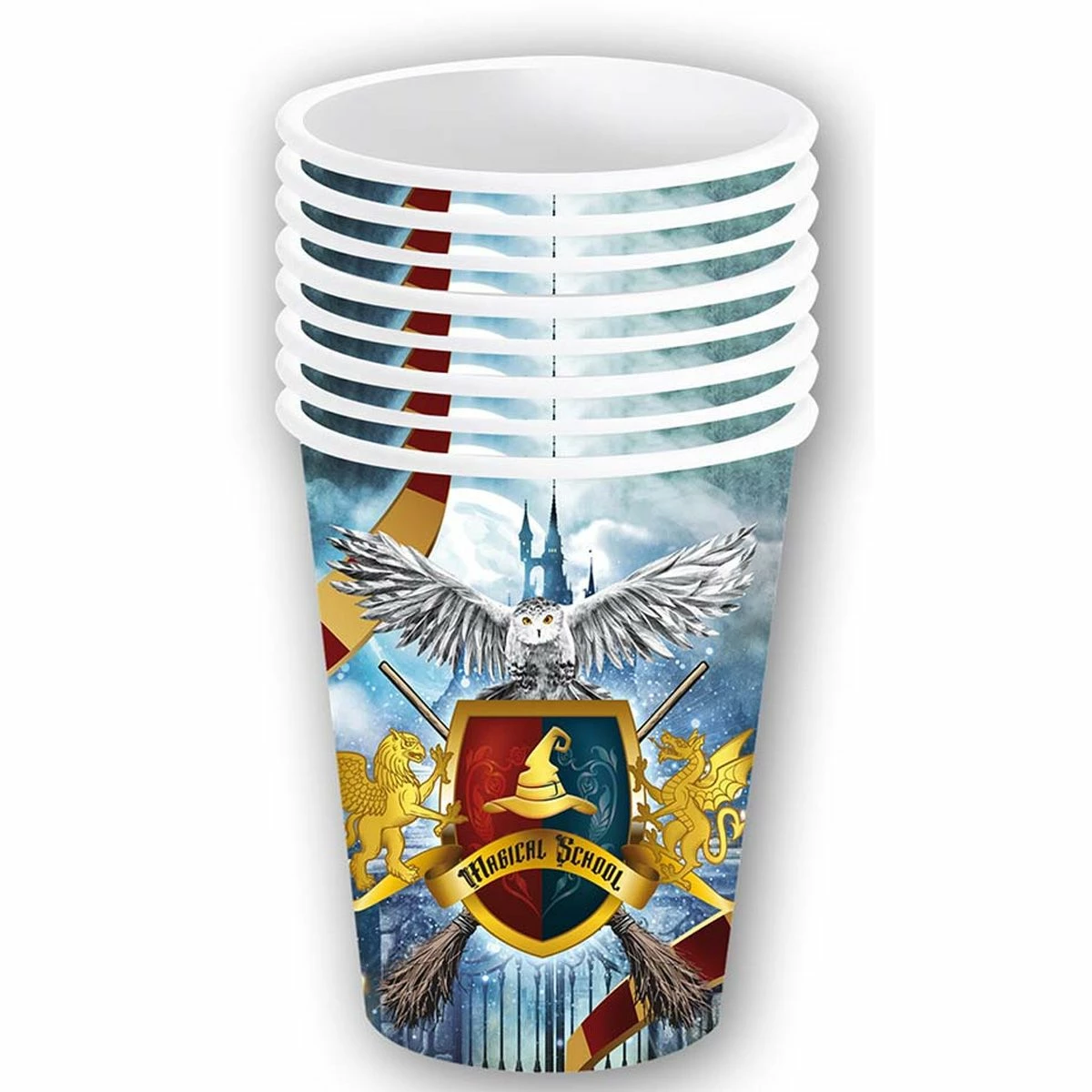 Harry Potter Bekers (6 Stuks) 2 Harry Potter Bekers (6 Stuks) - Afbeelding 2