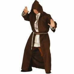 Monnik Kostuum Bruin (tweedelig)