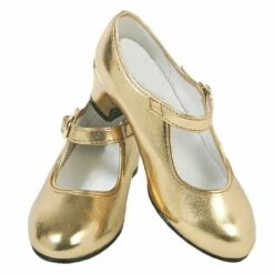 Gouden Flamenco Schoenen Meisjes