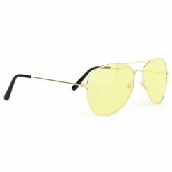 Pilotenbril Spiegelglas Geel