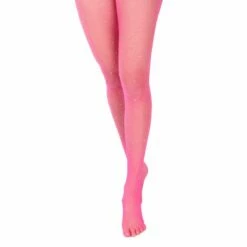 Netpanty Neon Roze Met Strass