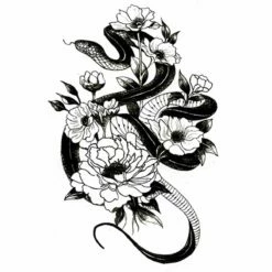 Tattoo Slang & Bloemen