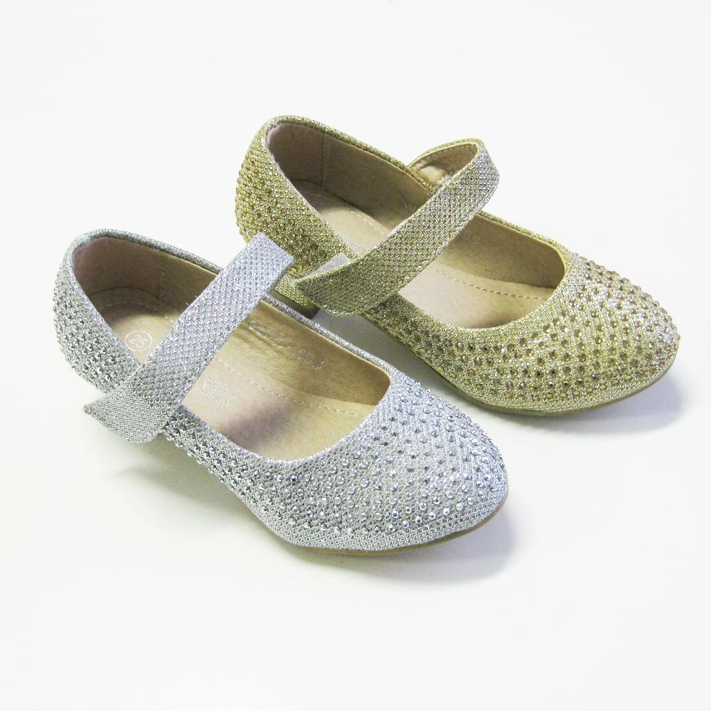 Glamour Schoenen Zilver Meisjes 2 Glamour Schoenen Zilver Meisjes - Afbeelding 2