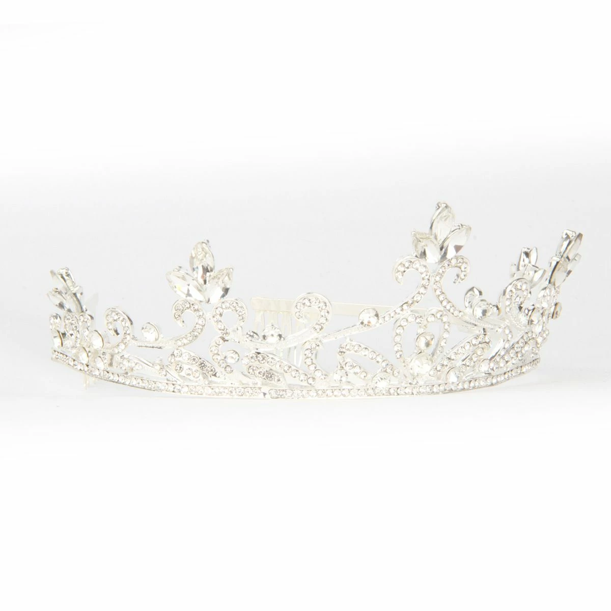 Tiara Kam Luxe Zilver 2 Tiara Kam Luxe Zilver - Afbeelding 2
