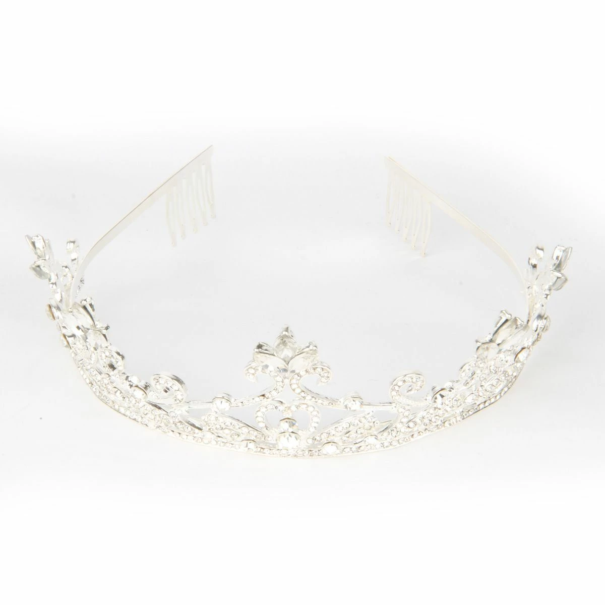 Tiara Kam Luxe Zilver 3 Tiara Kam Luxe Zilver - Afbeelding 3