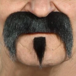 Snor & Sik Harley Zwart