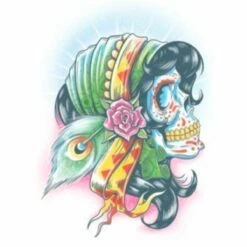Tattoo Day Of The Dead Lady Gitanos