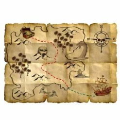 Schatkaart Red Pirate