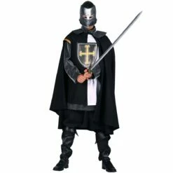 Ridderkostuum Ironheart Zwart-Wit